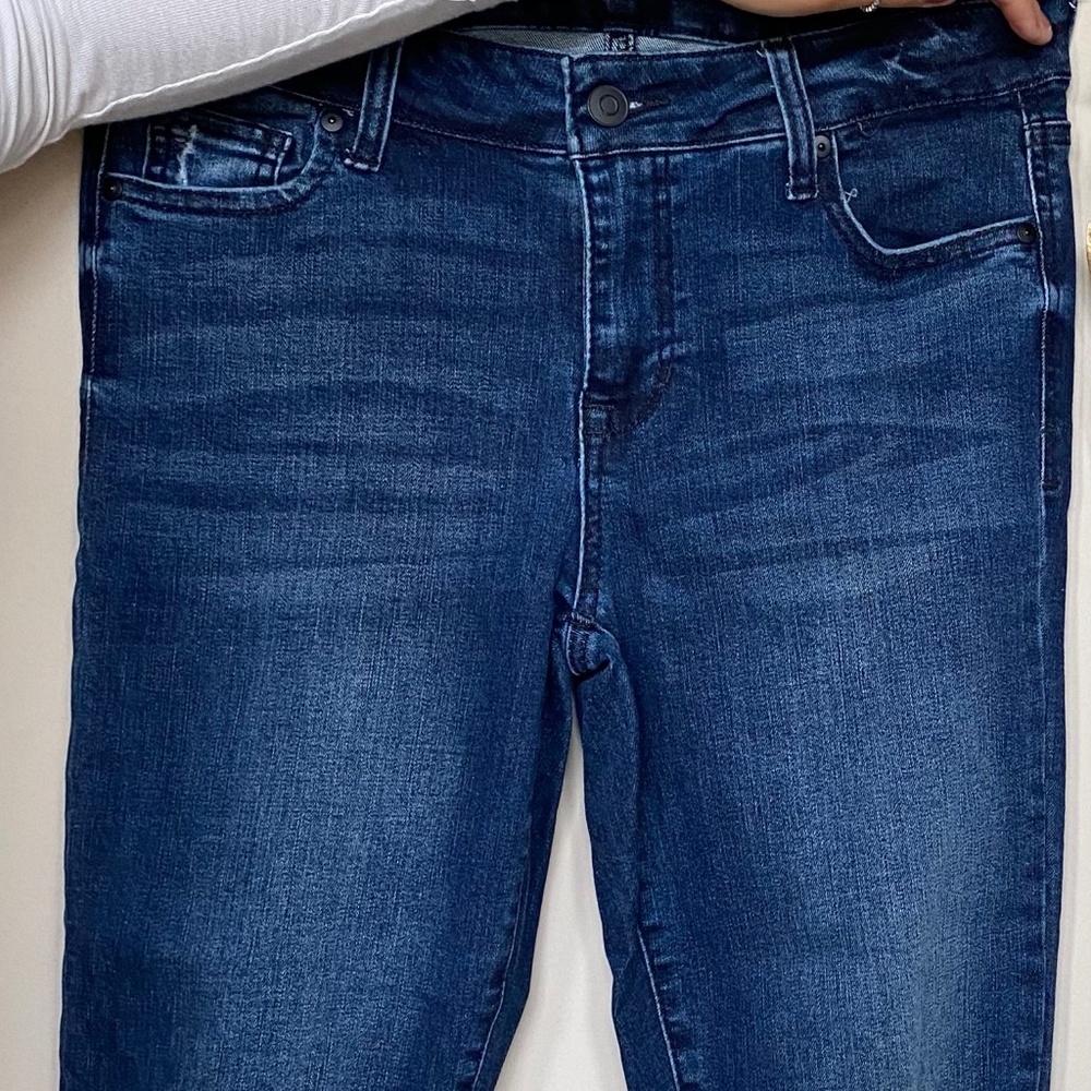 Dark Blue Ankle Length Jeans